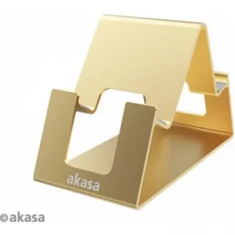 AKASA stalak Aries Pico, aluminijski stalak za mobitel i tablet, zlatni