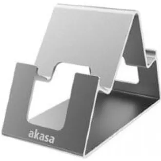 AKASA stalak Aries Pico, aluminijski stalak za mobitel i tablet, siva