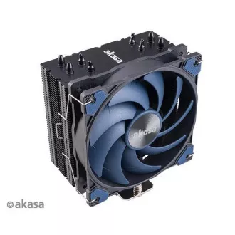 AKASA CPU hladnjak Alucia H4, Heatpipes, crna rebra