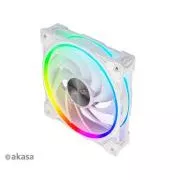 AKASA ventilator SOHO AR, 12cm ARGB PWM ventilator, 120x120x25mm, bijeli