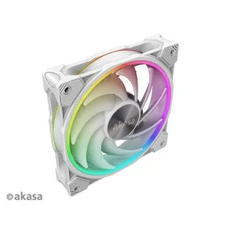 AKASA ventilator SOHO AR, 12cm ARGB PWM ventilator, 120x120x25mm, bijeli