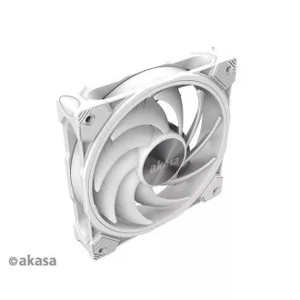 AKASA ventilator SOHO AR, 12cm ARGB PWM ventilator, 120x120x25mm, bijeli