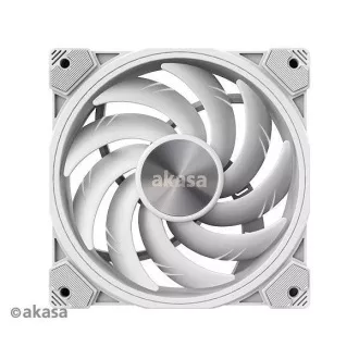 AKASA ventilator SOHO AR, 12cm ARGB PWM ventilator, 120x120x25mm, bijeli