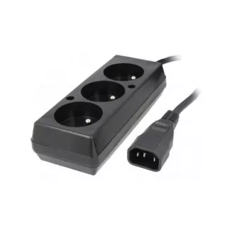 Produžni kabel 3x230V za UPS (IEC320-C14), 30 cm Produžni kabel 3x230V za UPS (IEC320-C14), 30 cm