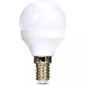 Solight LED žarulja, miniglobus, 6W, E14, 4000K, 510lm, bijeli dizajn