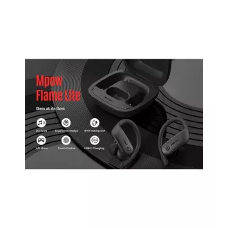 MPOW Flame Lite - sportske bluetooth slušalice, crne MPOW Flame Lite - sportske bluetooth slušalice, crne