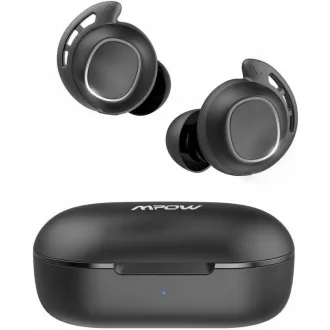 MPOW M30 - bežične slušalice s kutijom za punjenje, crne