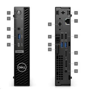 DELL PC OptiPlex Micro 7020 MFF/TPM/i3 14100T/8GB/512GB SSD/65W/WLAN/Kb/Miš/W11 Pro/3Y PS NBD