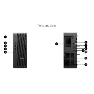 DELL PC Pro Max Micro FCM2250/TPM/U7-265/16GB/1TSSD/Nvidia A1000/280W/WLAN/vPro/Kb/Miš/W11 Pro/3Y PS NBD
