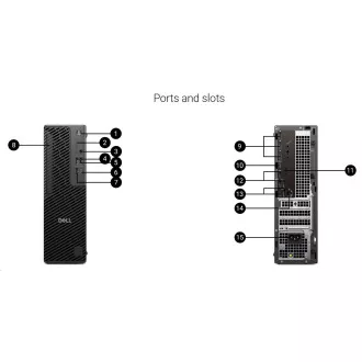 DELL PC Pro Max Slim FCS1250/360W/TPM/U7-265/16GB/512SSD/Integrirano/vPro/Kb/Miš/W11 Pro/3Y PS NBD