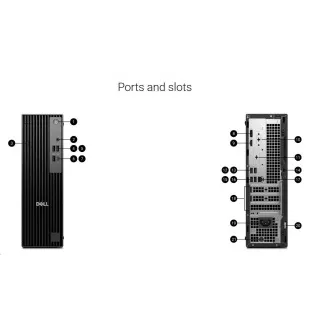 DELL PC Pro Slim QCS1250/180W/TPM/U5-235/8GB/512GB SSD/Integrirano/Kb/Miš/W11 Pro/3Y PS NBD