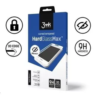 3mk kaljeno staklo HardGlass MAX Privacy za Apple iPhone 11, crna