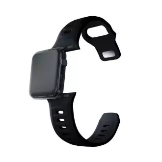 3mk remen za Apple sat 42/44/45/49 mm crni