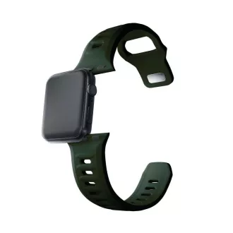 3mk remen za Apple sat 42/44/45/49 mm tamnozelene boje