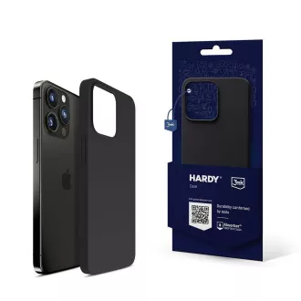 3mk zaštitna maska HARDY silikonska MagCase za Apple iPhone 16, grafitna