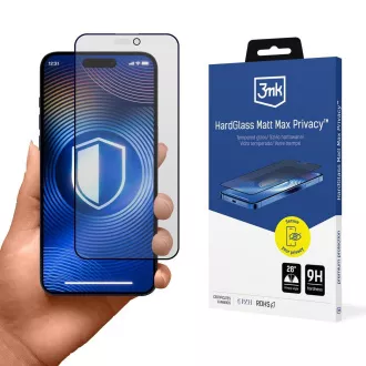 3mk kaljeno staklo HardGlass Matt Max Privacy za Apple iPhone 14 Pro Max