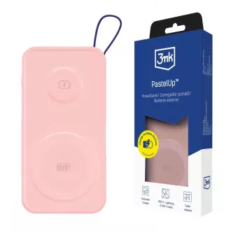 3mk PastelUp Powerbank 10,000 mAh 22,5 W USB 1A1C - ružičasta 3mk PastelUp Powerbank 10,000 mAh 22,5 W USB 1A1C - ružičasta