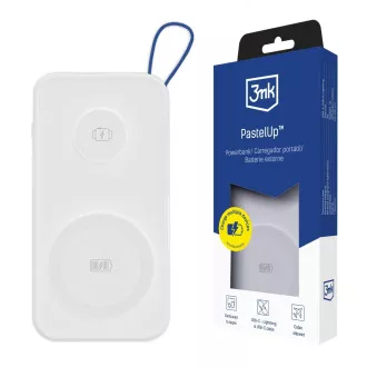 3mk PastelUp Powerbank 10,000 mAh 22,5 W USB 1A1C - bijela 3mk PastelUp Powerbank 10,000 mAh 22,5 W USB 1A1C - bijela