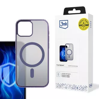 3mk Frosty MagCase ljubičasta zaštitna futrola za Apple iPhone 15