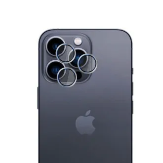 3mk Hardy Lens Protection Pro za iPhone 16 Pro /16 Pro Max Titanium Silver