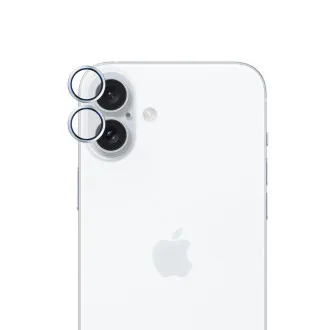 3mk Hardy Lens Protection Pro za iPhone 16/16 Plus srebrna