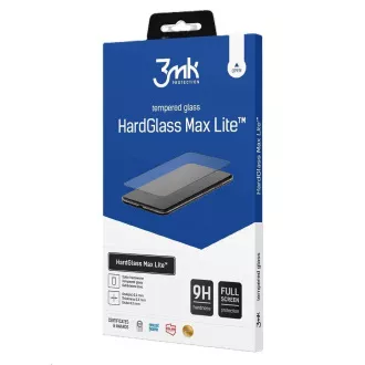 3mk kaljeno staklo HardGlass Max Lite crno za Redmi Note 14 5G