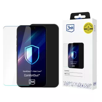 3mk maska + kaljeno staklo ComfortDuo mat crna za Samsung Galaxy A36/A56