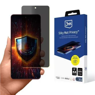 3mk svilenkasto mat zaštitna folija za privatnost za Motorola Moto G86 / G86 Power