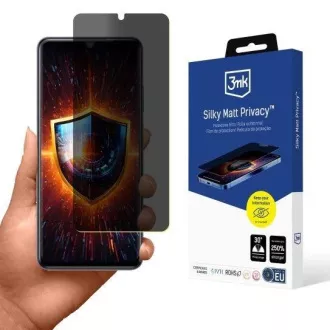3mk svilenkasto mat zaštitna folija za privatnost za ZTE Blade V70 Max