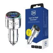 3mk Hyper Car Power Transmitter 48W QC PD PPS USB 1C1A Srebrni