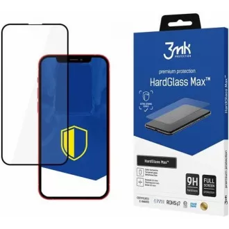 3mk kaljeno staklo HardGlass Max za Apple iPhone 13 mini, crne boje 3mk kaljeno staklo HardGlass Max za Apple iPhone 13 mini, crne boje