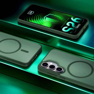 3mk Smoke MagCase zelena zaštitna maskica za Samsung Galaxy S26+