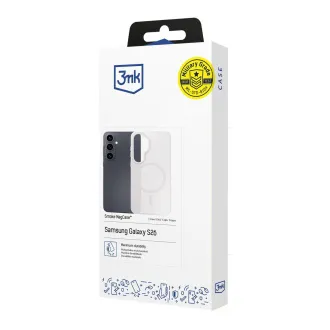 3mk Smoke MagCase bijela zaštitna futrola za Samsung Galaxy S26