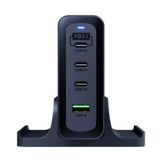 3mk stanica za punjenje - Hyper Charging Station, 240 W, GaN, 3x USB-C + 1x USB-A 3mk stanica za punjenje - Hyper Charging Station, 240 W, GaN, 3x USB-C + 1x USB-A