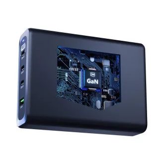 3mk stanica za punjenje - Hyper Charging Station, 240 W, GaN, 3x USB-C + 1x USB-A 3mk stanica za punjenje - Hyper Charging Station, 240 W, GaN, 3x USB-C + 1x USB-A