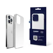 3mk zaštitna maska HARDY silikonska MagCase za Apple iPhone 15 Pro, srebrno-bijela