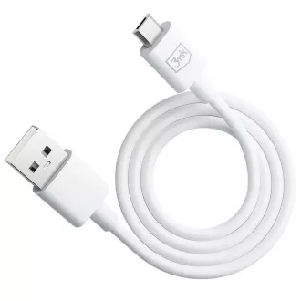 3mk podatkovni kabel - Hyper Cable A to Micro 1.2m 5V 2, 4A, bijeli