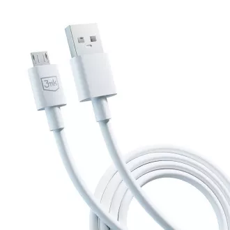 3mk podatkovni kabel - Hyper Cable A to Micro 1.2m 5V 2, 4A, bijeli