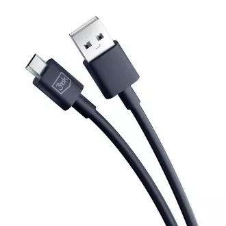 3mk podatkovni kabel - Hyper Cable A to Micro 1.2m 5V 2, 4A, crni