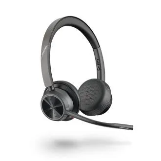 Poly Voyager 4320 MS Teams bežične slušalice, BT700 USB-C adapter, stereo, stalak za punjenje Poly Voyager 4320 MS Teams bežične slušalice, BT700 USB-C adapter, stereo, stalak za punjenje