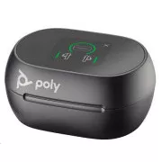 Poly Voyager Free 60+ bluetooth slušalice, BT700 USB-C adapter, torbica za punjenje na dodir, crna