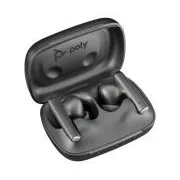 Poly Voyager Free 60 bluetooth slušalica, BT700 USB-C adapter, torbica za punjenje, crna