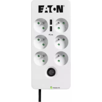 Eaton Protection Box 6 FR, zaštita od prenapona, 6 utičnica, 1m Eaton Protection Box 6 FR, zaštita od prenapona, 6 utičnica, 1m