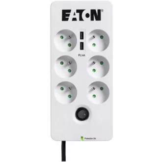 Eaton Protection Box 6 FR, zaštita od prenapona, 6 utičnica, 1m Eaton Protection Box 6 FR, zaštita od prenapona, 6 utičnica, 1m