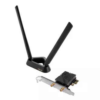 ASUS WiFi adapter PCIe PCE-BE92BT, Wi-Fi 7 adapterska kartica, Bluetooth 5.4 ASUS WiFi adapter PCIe PCE-BE92BT, Wi-Fi 7 adapterska kartica, Bluetooth 5.4