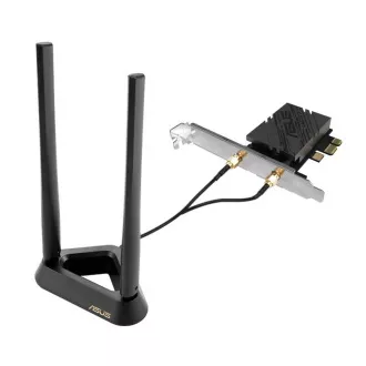 ASUS WiFi adapter PCIe PCE-BE92BT, Wi-Fi 7 adapterska kartica, Bluetooth 5.4 ASUS WiFi adapter PCIe PCE-BE92BT, Wi-Fi 7 adapterska kartica, Bluetooth 5.4