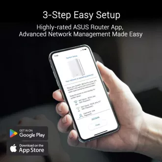ASUS ZenWifi BQ16 2-pack, WiFi7 Extendable Router, AiMesh, 2x WAN/LAN, 3x LAN, 1x USB 3.0