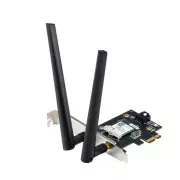 ASUS PCE-BE6500 WiFi 7 PCIe adapter, Bluetooth 5.4, 1x PCIe utor, WPA3