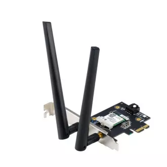 ASUS PCE-BE6500 WiFi 7 PCIe adapter, Bluetooth 5.4, 1x PCIe utor, WPA3 ASUS PCE-BE6500 WiFi 7 PCIe adapter, Bluetooth 5.4, 1x PCIe utor, WPA3
