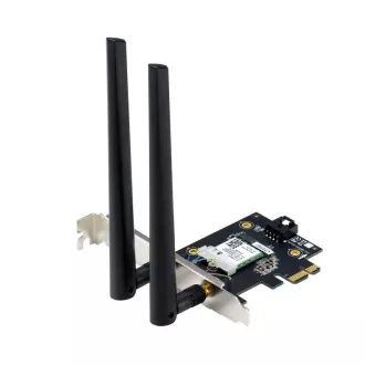 ASUS PCE-BE6500 WiFi 7 PCIe adapter, Bluetooth 5.4, 1x PCIe utor, WPA3 ASUS PCE-BE6500 WiFi 7 PCIe adapter, Bluetooth 5.4, 1x PCIe utor, WPA3